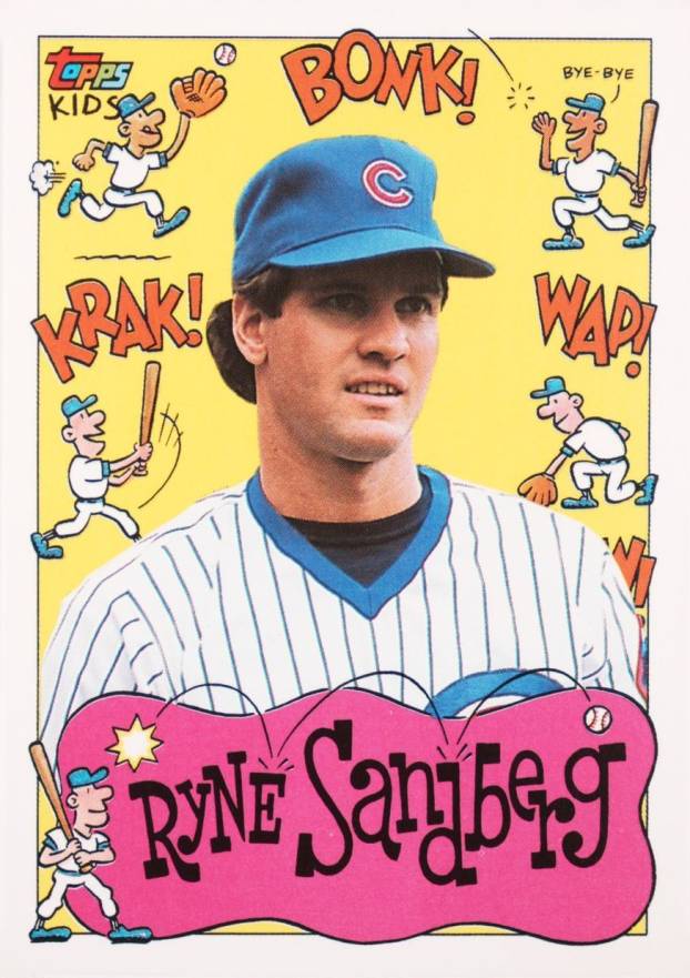 1992 Topps Kids Ryne Sandberg #1 Baseball Card