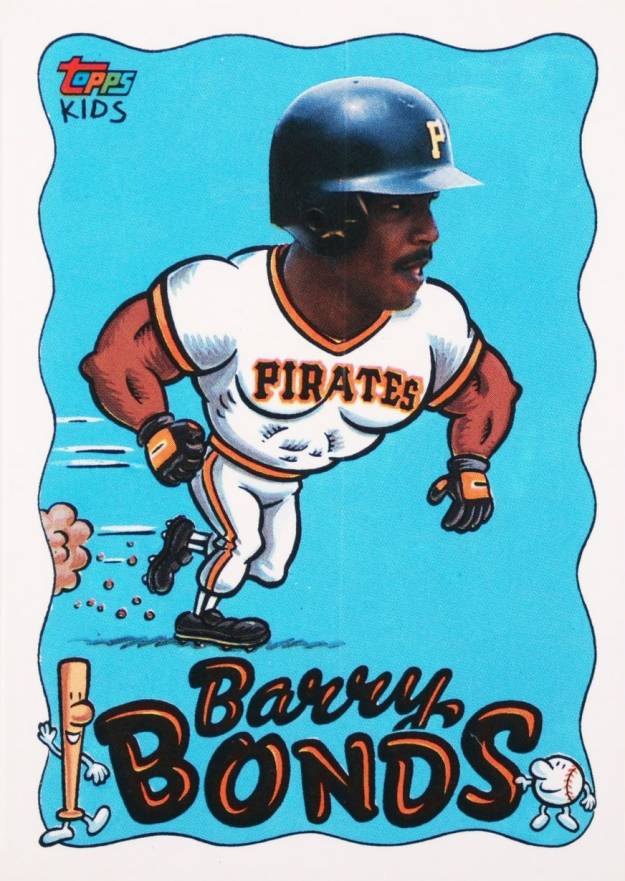 1992 Topps Kids Barry Bonds #21 Baseball Card