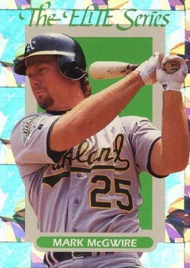 1993 Donruss Elite Mark McGwire #33 Baseball Card