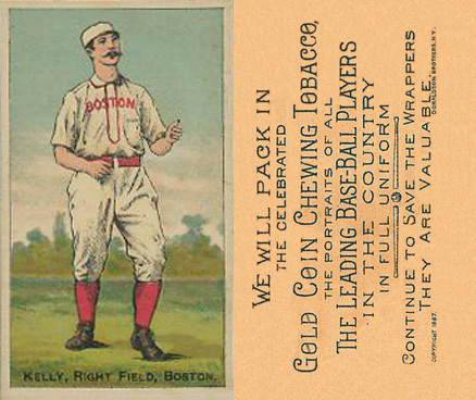 1887 Buchner Gold Coin King Kelly # Baseball Card