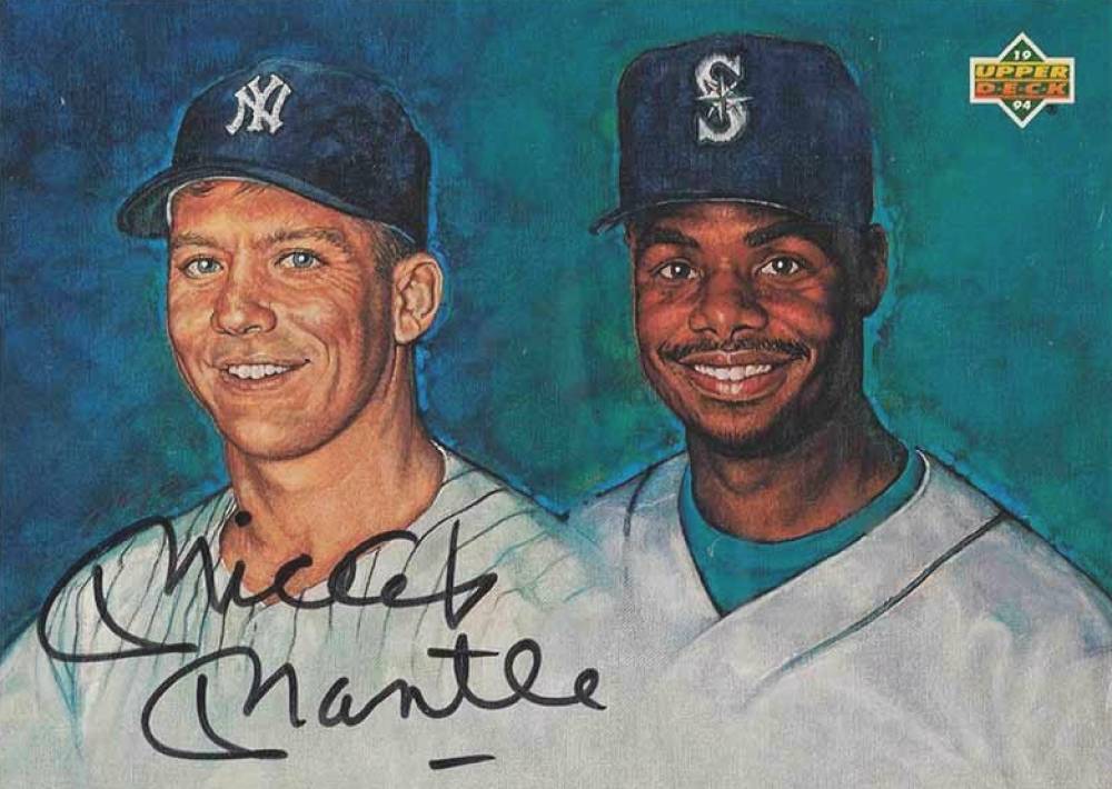 1994 Upper Deck Ken Griffey Jr./Mickey Mantle # Baseball Card