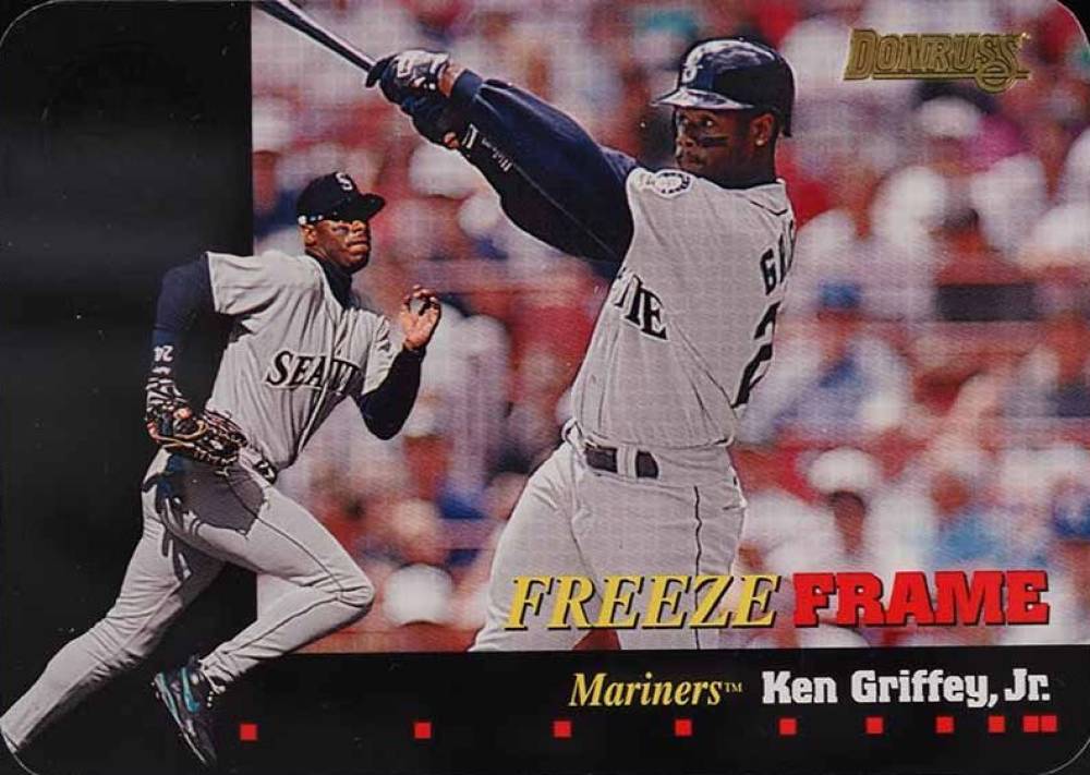 1996 Donruss Freeze Frame Ken Griffey Jr. #2 Baseball Card