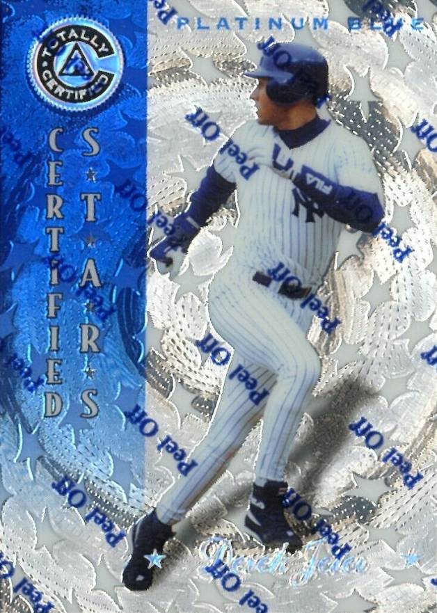 1997 Pinnacle Totally Certified Derek Jeter #141 Baseball Card