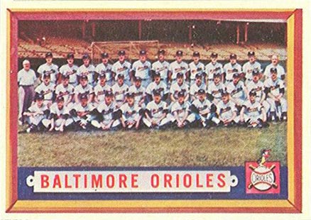 1957 Topps Baltimore Orioles #251 Baseball Card