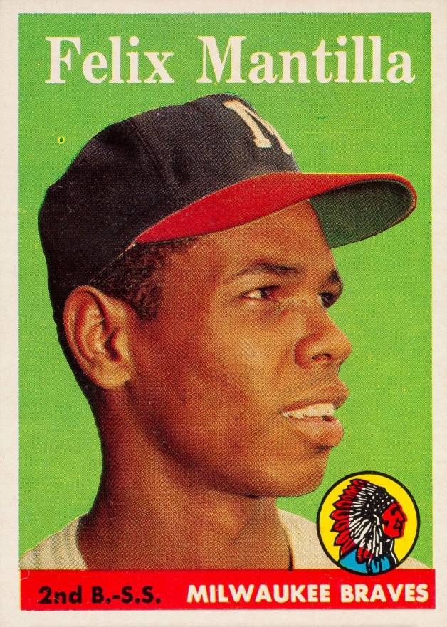 1958 Topps Felix Mantilla #17 Baseball Card