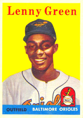 1958 Topps Lenny Green #471 Baseball Card