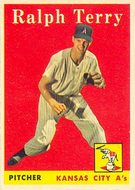 1958 Topps Ralph Terry #169 Baseball Card