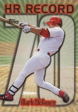 1999 Topps Home Run Record Mark McGwire #220 Baseball Card