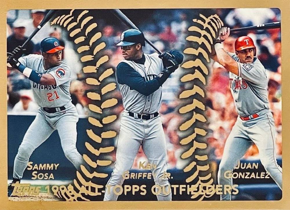 1999 Topps Sosa/Griffey/Gonzalez #454 Baseball Card