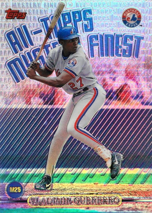 1999 Topps All-Topps Mystery Finest Vladimir Guerrero #M25 Baseball Card