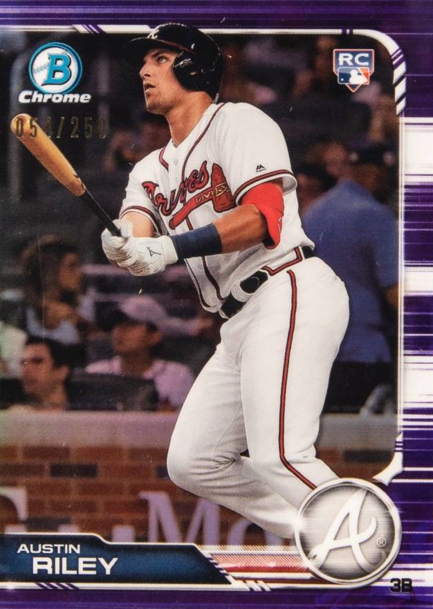 2019 Bowman Chrome Austin Riley #84 Baseball Card