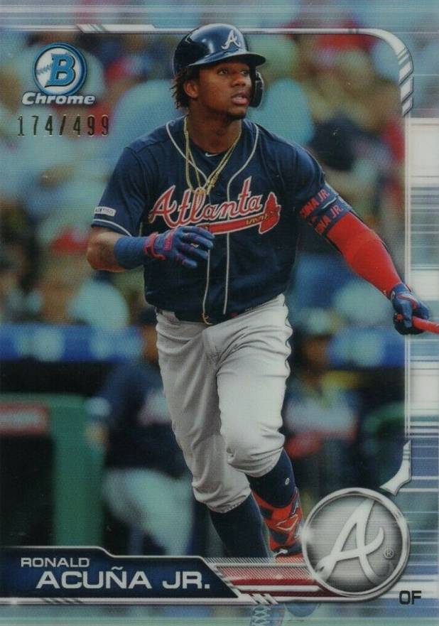 2019 Bowman Chrome Ronald Acuna Jr. #1 Baseball Card