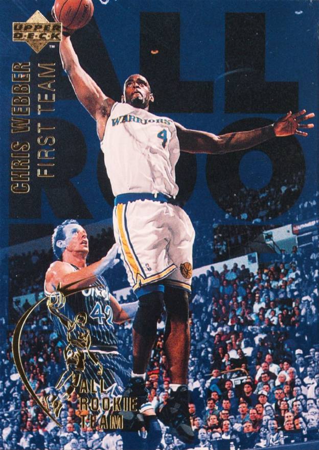 1994 Upper Deck Chris Webber #1 Basketball Card