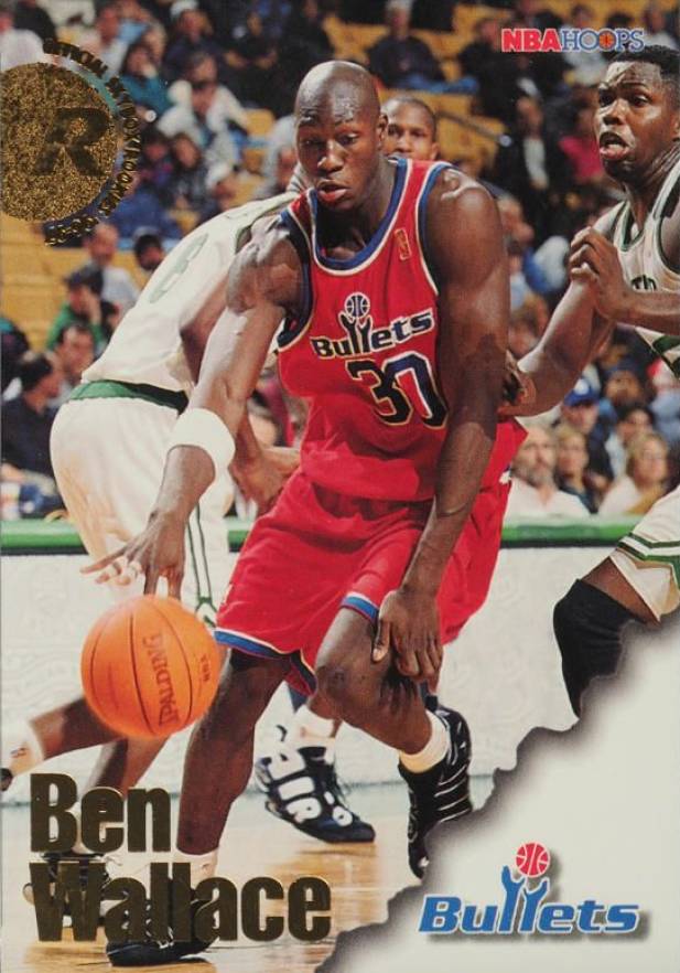 1996 Hoops Ben Wallace #314 Basketball Card