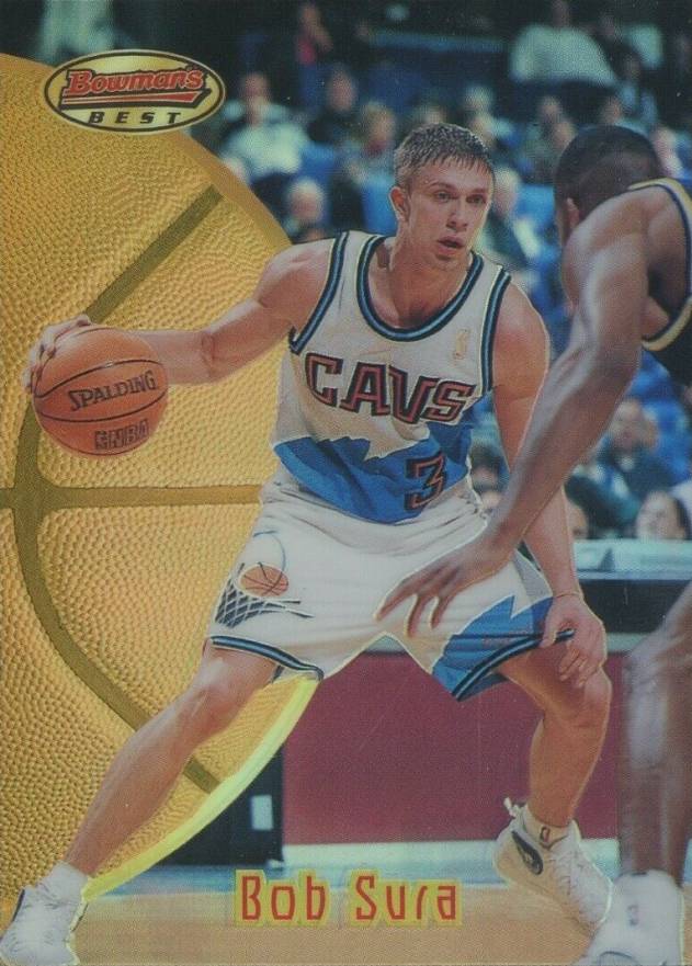 1997 Bowman's Best Bob Sura #57 Basketball Card