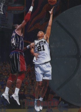 1997 Bowman's Best Tim Duncan #106 Basketball Card