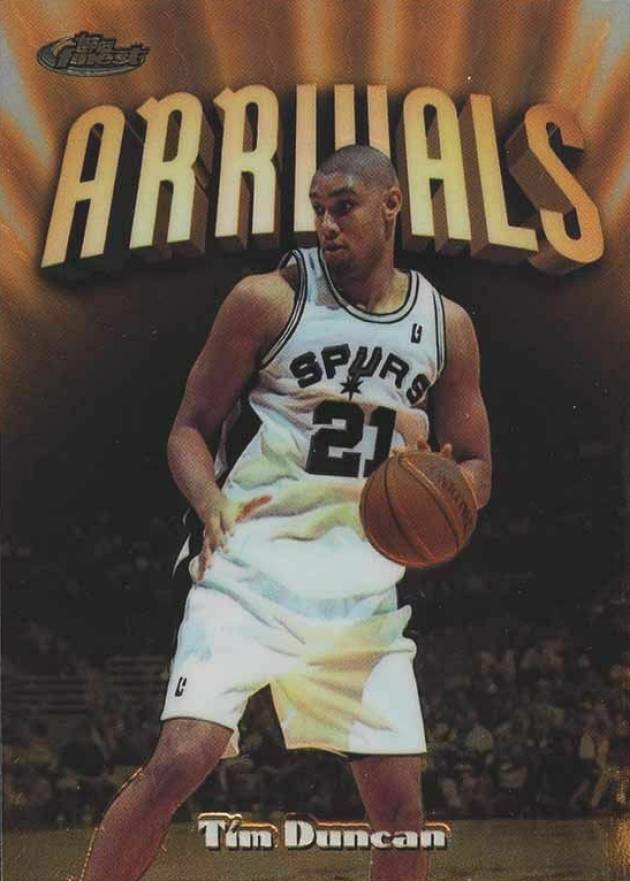 1997 Finest Tim Duncan #325 Basketball Card