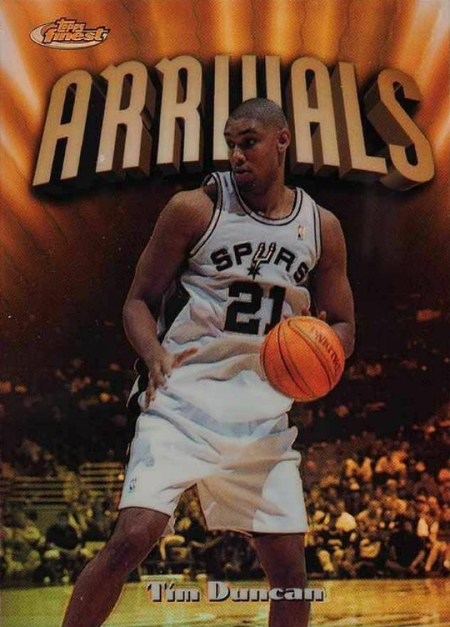 1997 Finest Tim Duncan #325 Basketball Card