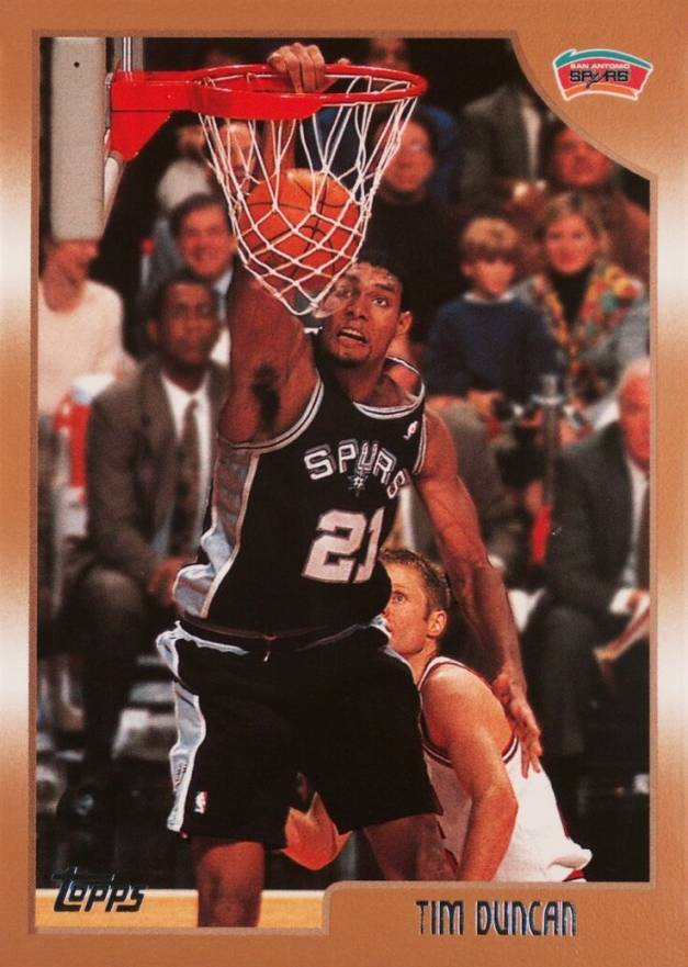 1998 Topps Tim Duncan #49 Basketball Card