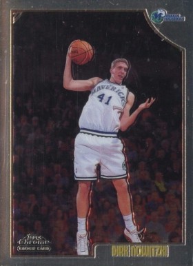 1998 Topps Chrome Dirk Nowitzki #154 Basketball Card