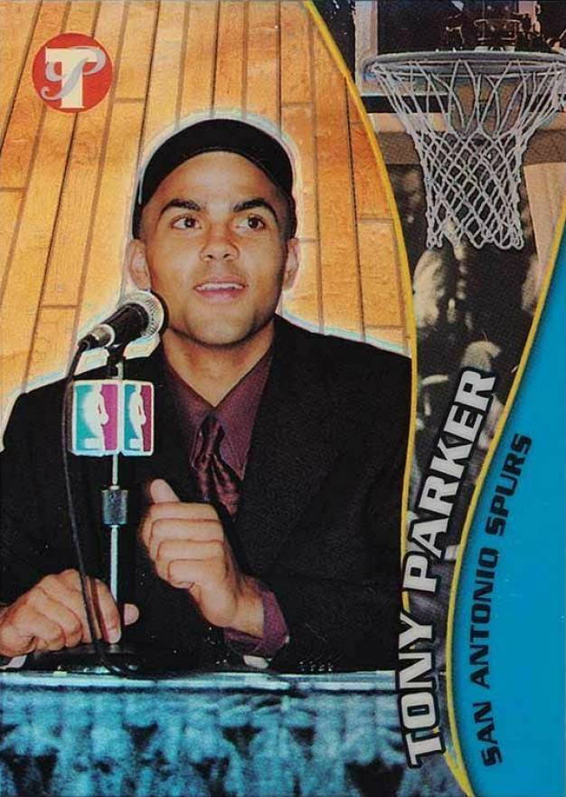 2001 Topps Pristine Tony Parker #108 Basketball Card