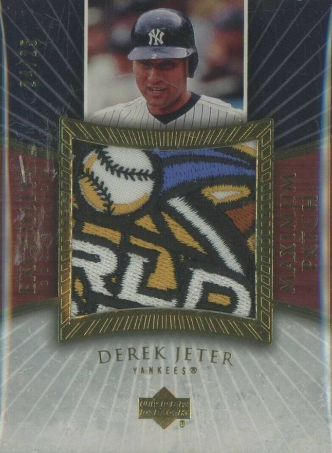 2006 Upper Deck Exquisite Collection Maximum Patch Derek Jeter #MPDJ Baseball Card