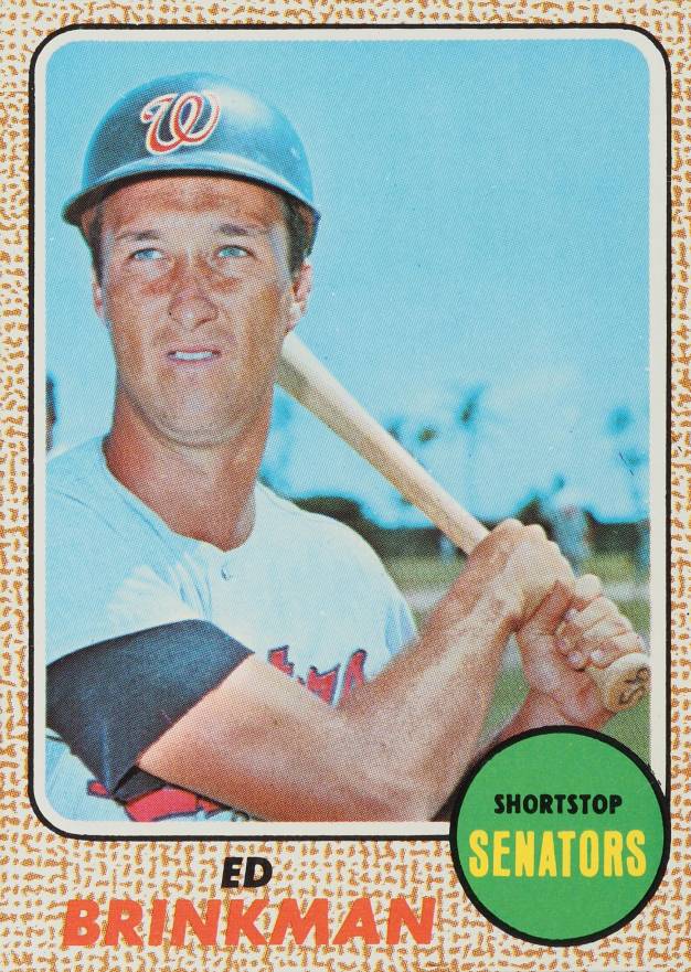 1968 Topps Milton Bradley Ed Brinkman #49 Baseball Card