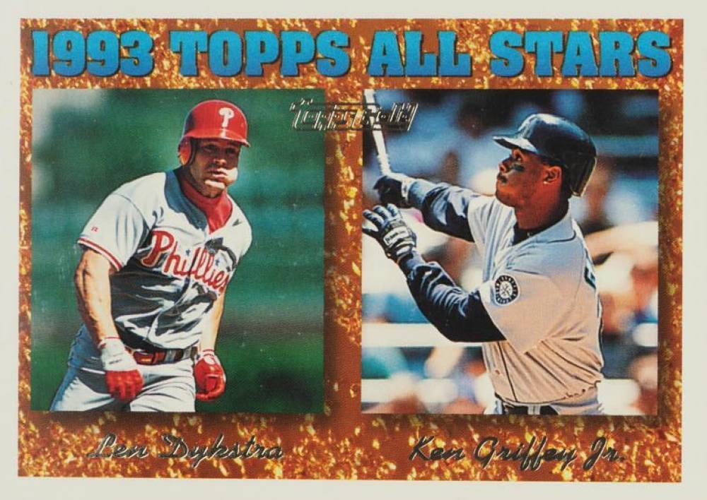 1994 Topps Gold Dykstra/Griffey Jr. #388 Baseball Card