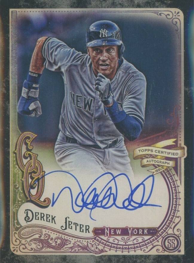 2017 Topps Gypsy Queen Autographs Derek Jeter #DJ Baseball Card