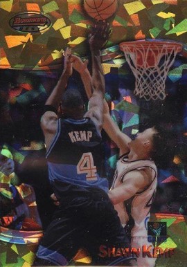 1998 Bowman's Best Shawn Kemp #89 Basketball Card