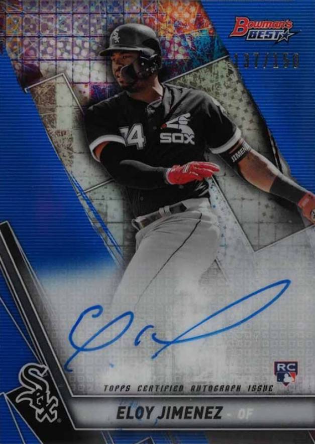 2019 Bowman's Best Best of 2019 Autographs Eloy Jimenez #B19EJ Baseball Card