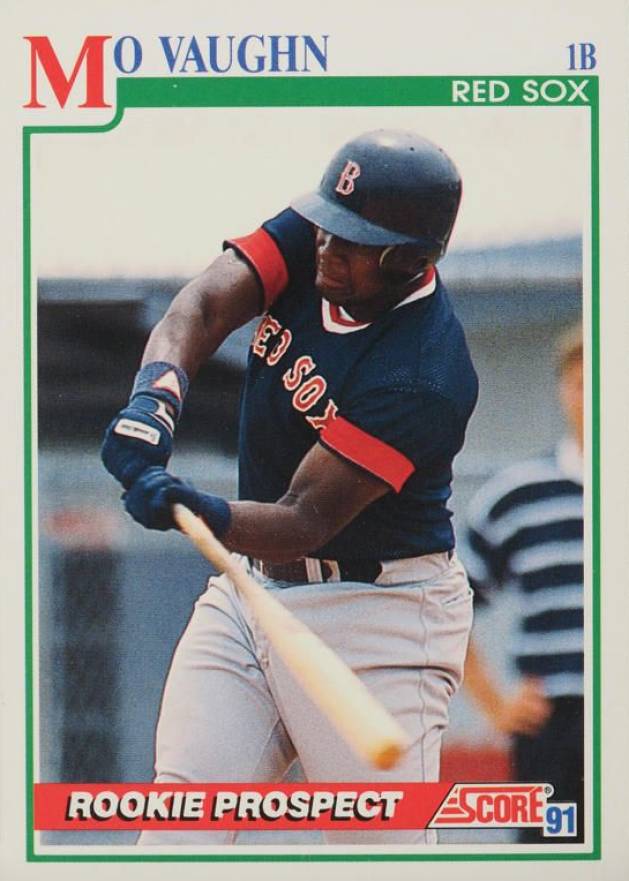 1991 Score Mo Vaughn #750 Baseball Card