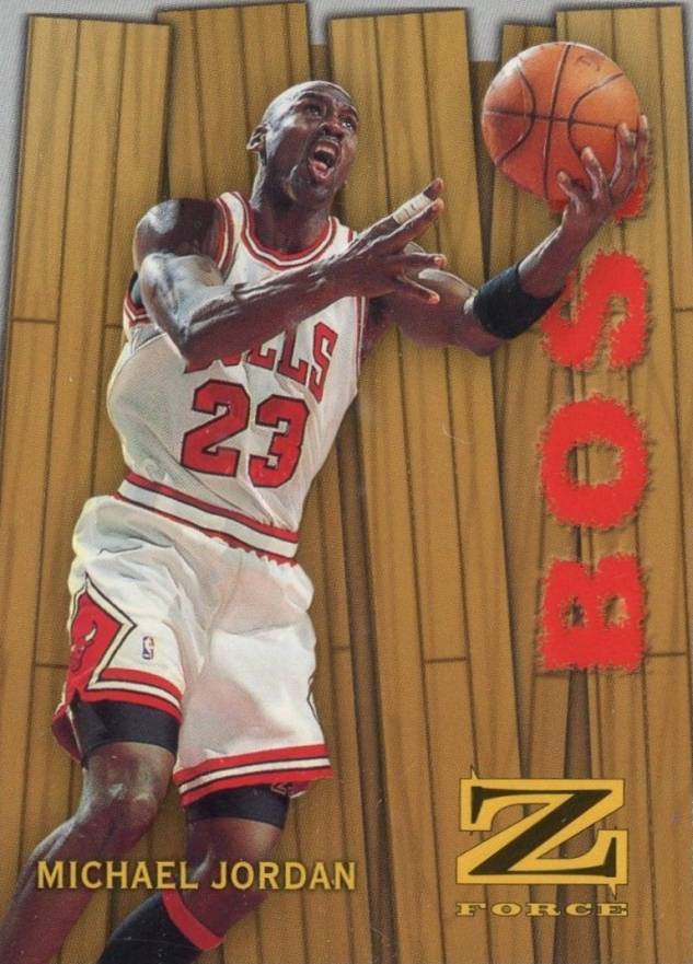 1997 Skybox Z-Force Boss Michael Jordan #10 Basketball Card