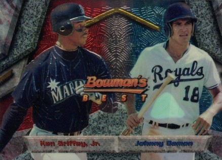 1994 Bowman's Best  Johnny Damon/Ken Griffey Jr. #96 Baseball Card