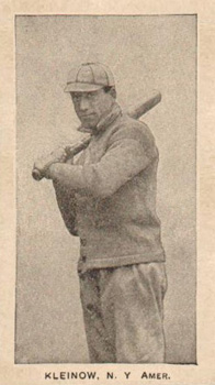 1909 CA Briggs Co. Black & White Red Kleinow # Baseball Card