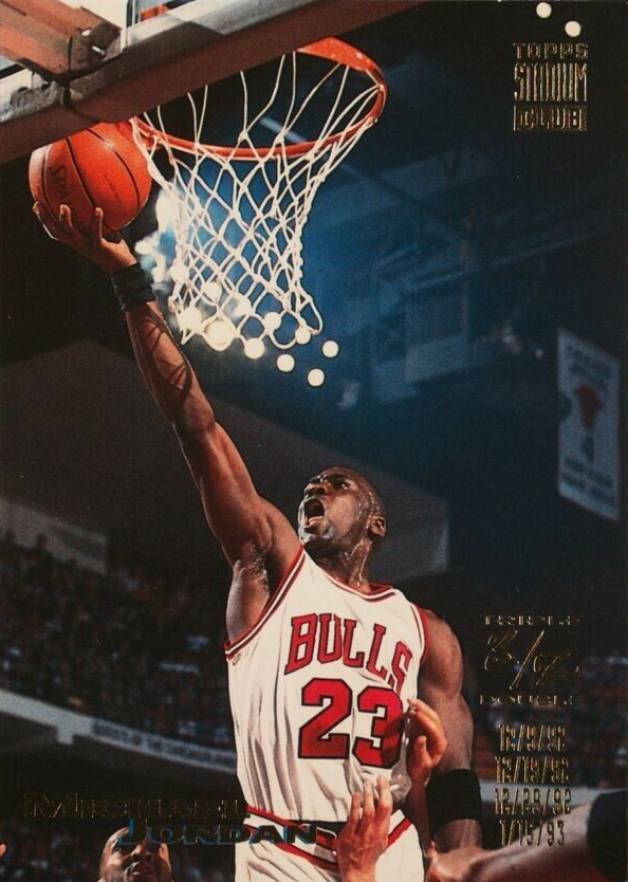 1993 Stadium Club  Michael Jordan #1 Basketball Card