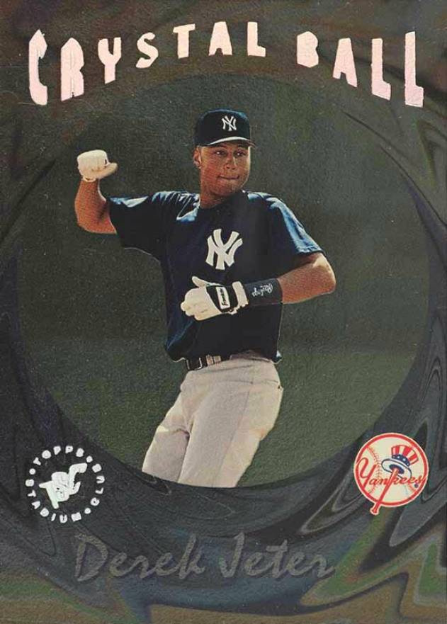 1995 Stadium Club Crystal Ball Derek Jeter #CB14 Baseball Card