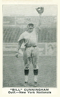 1921 Koester Bread N.Y. Giants/N.Y. Yankees "Bill" Cunningham # Baseball Card