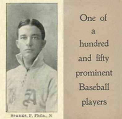 1903 Breisch-Williams (Type 1) !  Sparks, P., Phila., N # Baseball Card