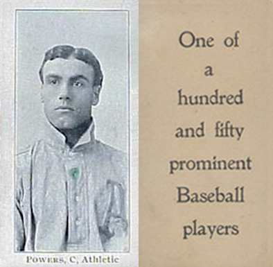 1903 Breisch-Williams (Type 1) !  Powers, C., Athletics # Baseball Card