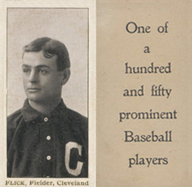 1903 Breisch-Williams (Type 1) !  Flick, Fielder, Cleveland # Baseball Card