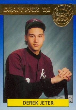 1992 Front Row Draft Pick Derek Jeter #55 Baseball Card