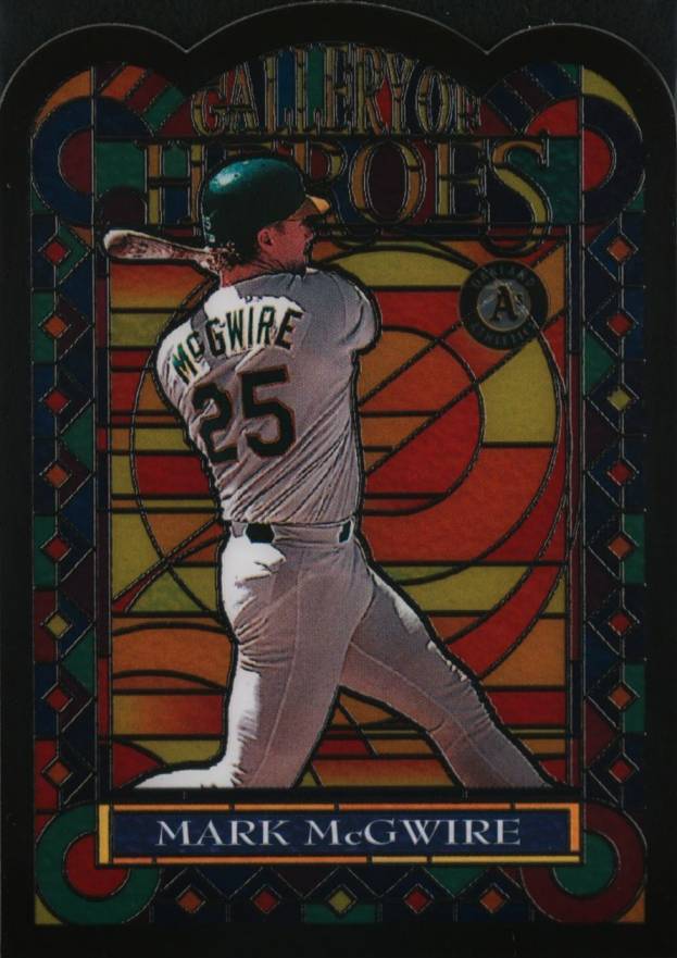 1997 Topps Gallery Gallery of Heroes Mark McGwire #GH6 Baseball Card