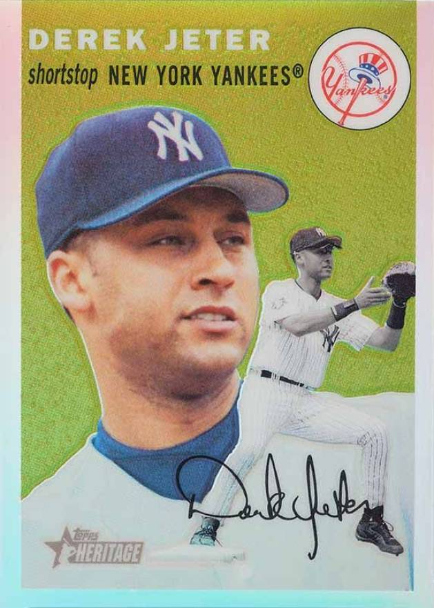 2003 Topps Heritage Chrome Derek Jeter #THC5 Baseball Card