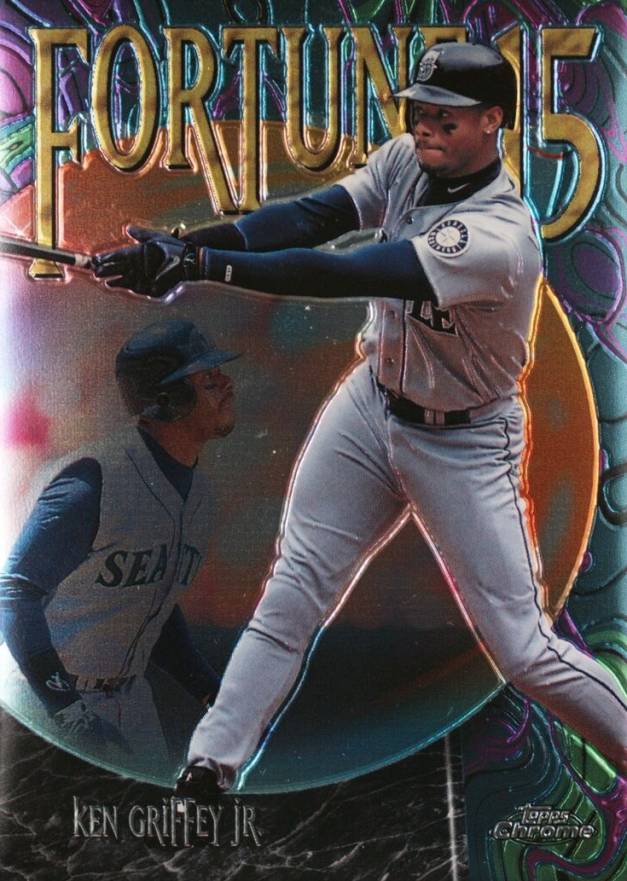 1999 Topps Chrome Fortune 15 Ken Griffey Jr. #FF5 Baseball Card