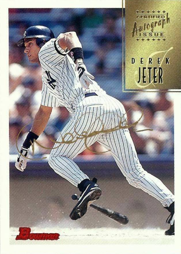 1997 Bowman Certified Autograph Derek Jeter #CA41 Baseball Card