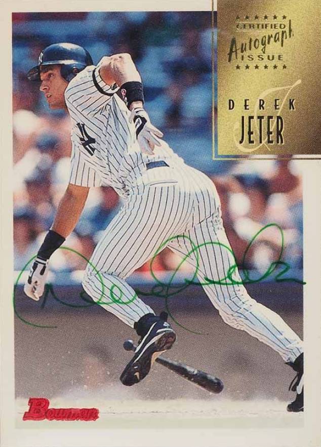 1997 Bowman Certified Autograph Derek Jeter #CA41 Baseball Card