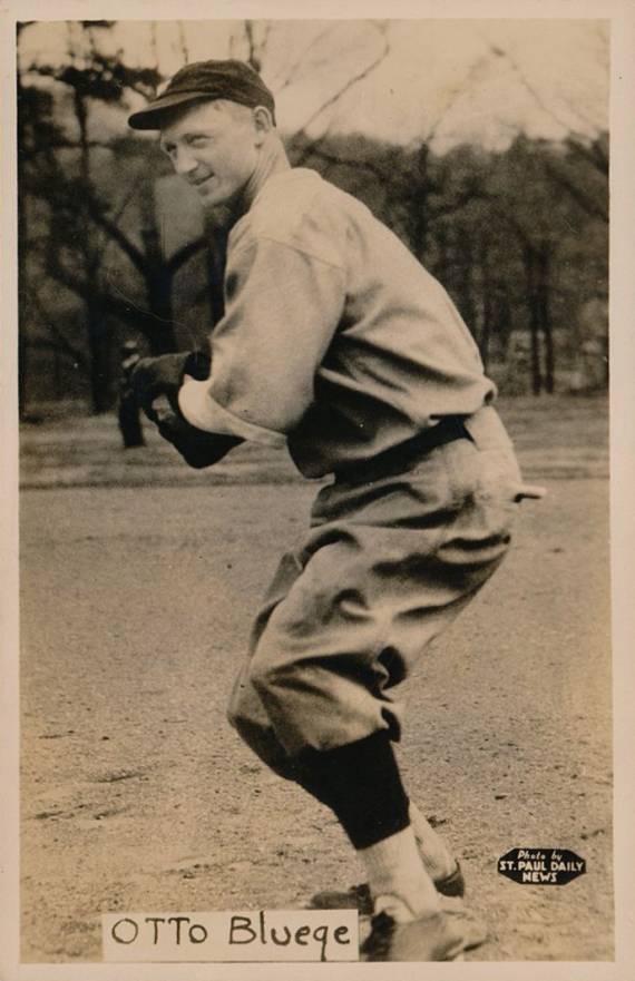 1933 Worch Cigar American Association (1933-34) Oswald Bluege # Baseball Card