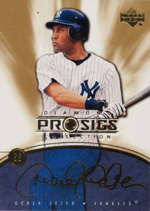 2004 Upper Deck Diamond Collection Pro Sigs Derek Jeter #61 Baseball Card