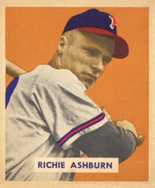 1949 Bowman Richie Ashburn #214 Baseball Card